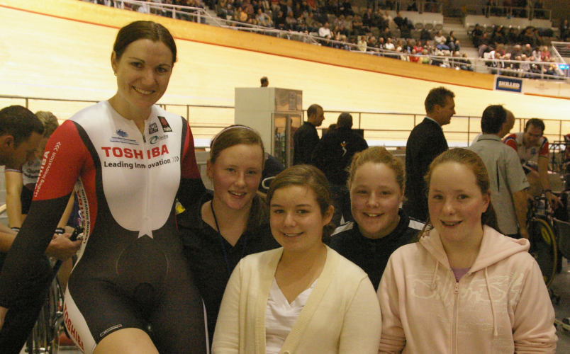 Anna Meares and the Blackburn sprinters