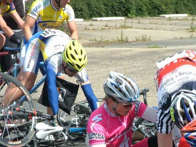 Accident at the feed zone